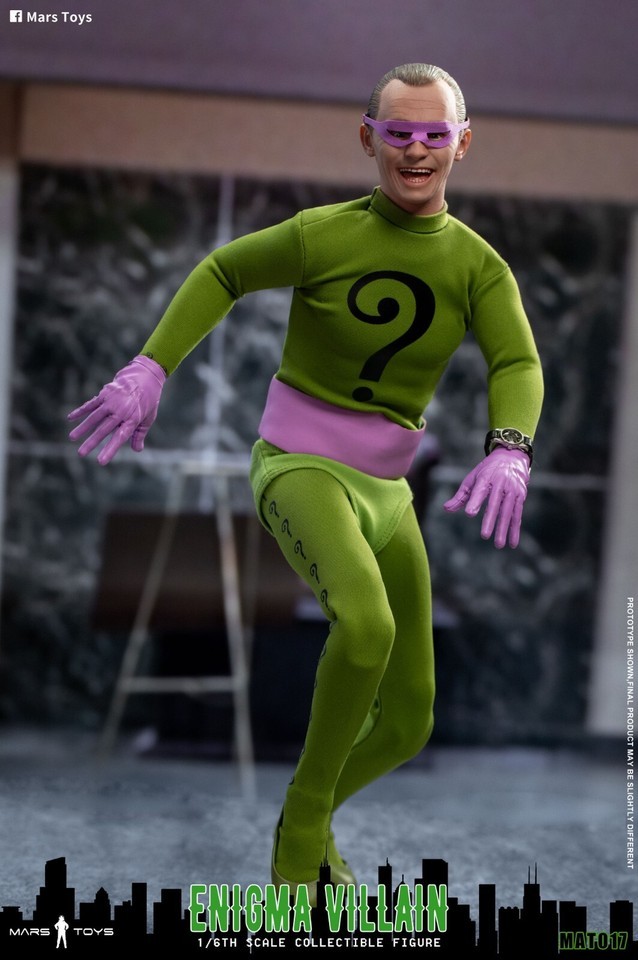 Ready! Mars Toys MAT017 1/6 Batman Batman 1966 The Riddler Action Figure