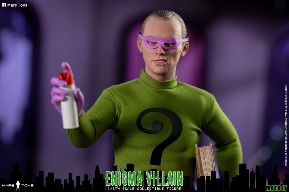 Ready! Mars Toys MAT017 1/6 Batman Batman 1966 The Riddler Action Figure