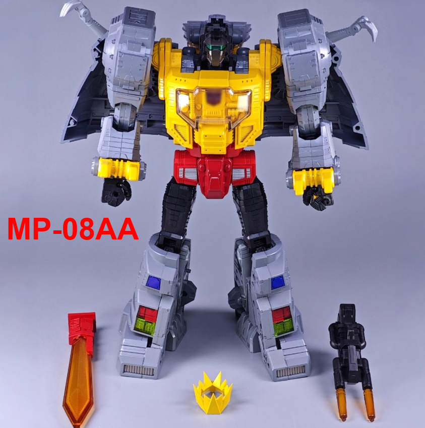 In Stock New 4th Party MP-08AA/AB Grimlock Reximus Prime Oversized Animation Ver