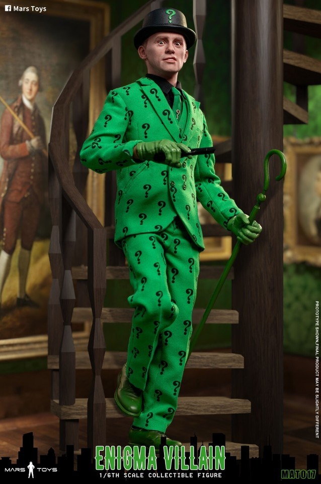 Ready! Mars Toys MAT017 1/6 Batman Batman 1966 The Riddler Action Figure