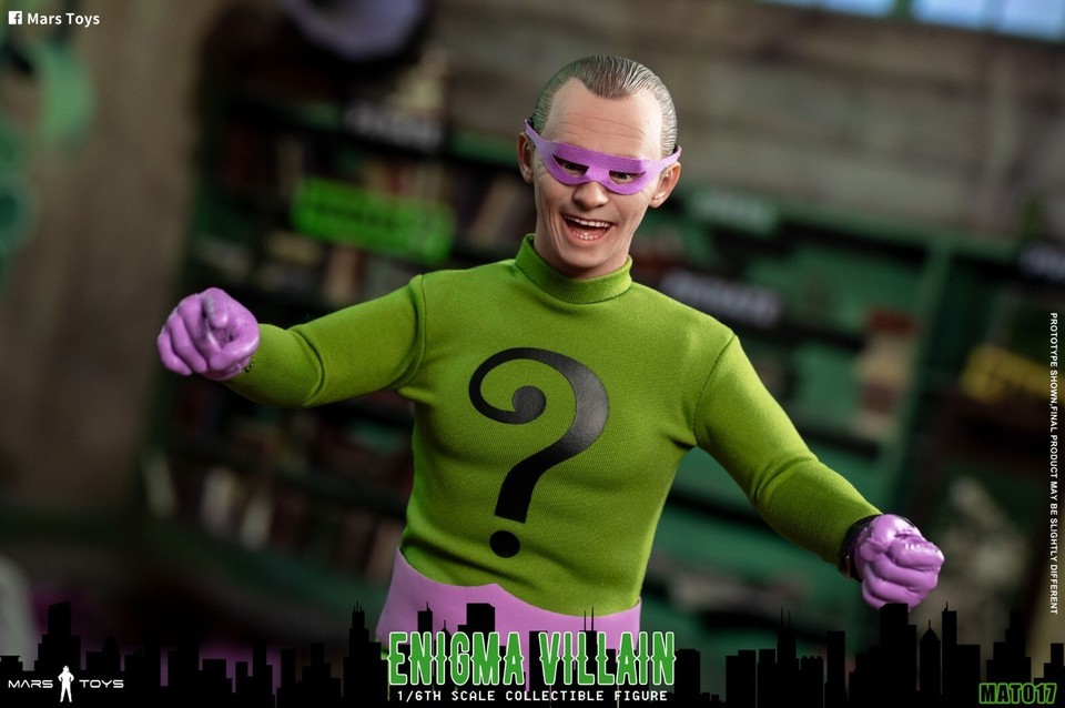 Ready! Mars Toys MAT017 1/6 Batman Batman 1966 The Riddler Action Figure