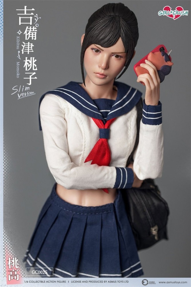 Pre-order ASMUS TOYS GC002S 1/6 Kibitsu Momoko Female Action Figure Slim Version