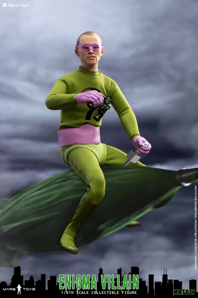 Ready! Mars Toys MAT017 1/6 Batman Batman 1966 The Riddler Action Figure