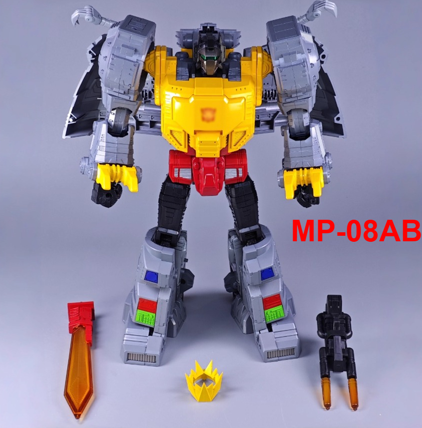 In Stock New 4th Party MP-08AA/AB Grimlock Reximus Prime Oversized Animation Ver