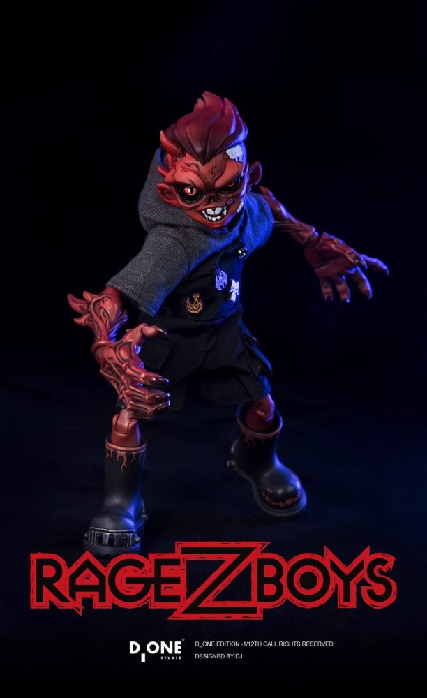 Pre-order D ONE STUDIO 1/12 RAGE-ZBOYS Action Figure Model Uncontrolled Edition