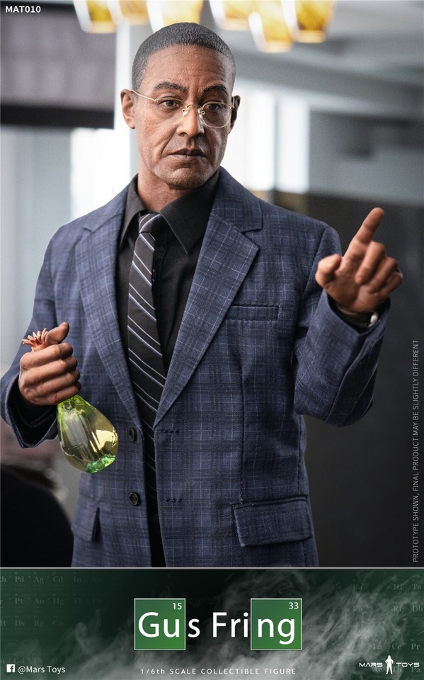 In Stock New Mars Toys MAT010 1/6 Breaking Walter White Gustavo Fring 12" Figure