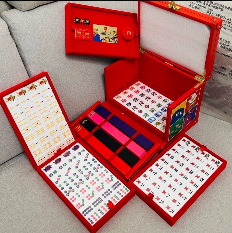 Original McDonalds Hong Kong 50th Anniversary Mahjong Set 2025 Limited Edition