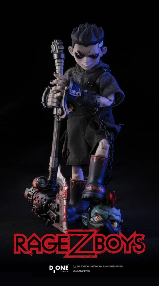 Pre-order D ONE STUDIO 1/12 RAGE-ZBOYS Action Figure Model Uncontrolled Edition