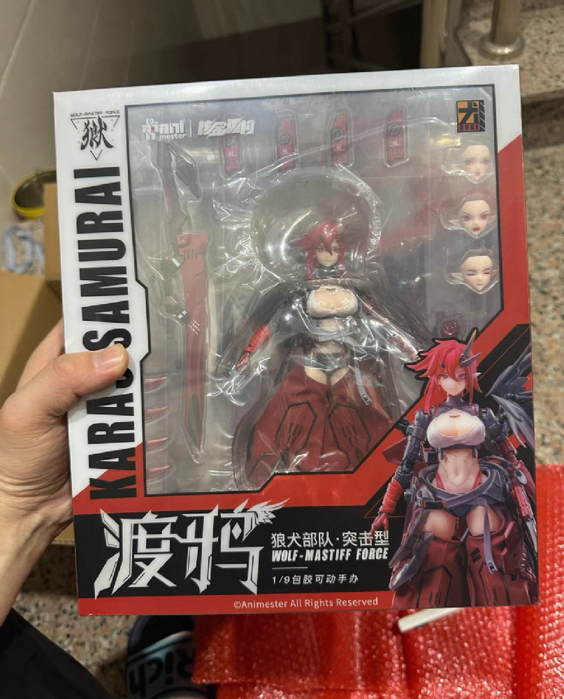 Animester WOLF-MASTIFF FORCE Karas Samurai 1/9 Seamless Action Figure In Stock