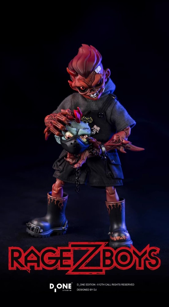 Pre-order D ONE STUDIO 1/12 RAGE-ZBOYS Action Figure Model Uncontrolled Edition