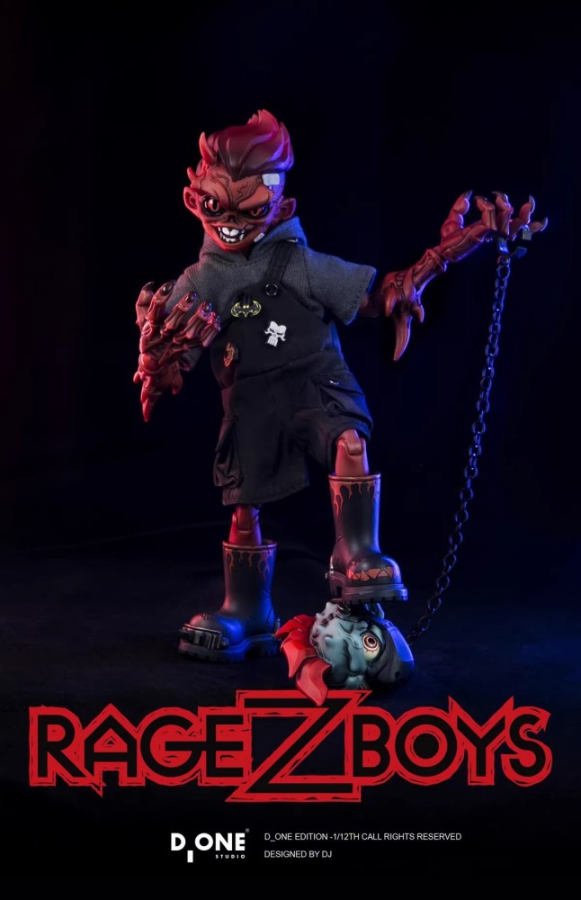 Pre-order D ONE STUDIO 1/12 RAGE-ZBOYS Action Figure Model Uncontrolled Edition