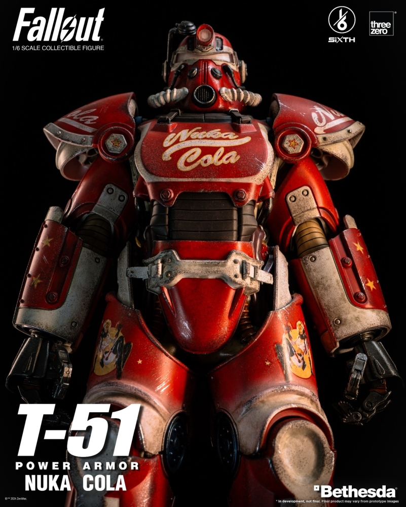 In Stock ThreeZero 3Z07730W0 1/6 Fallout T-51 Nuka Cola Power Armor Figure Model