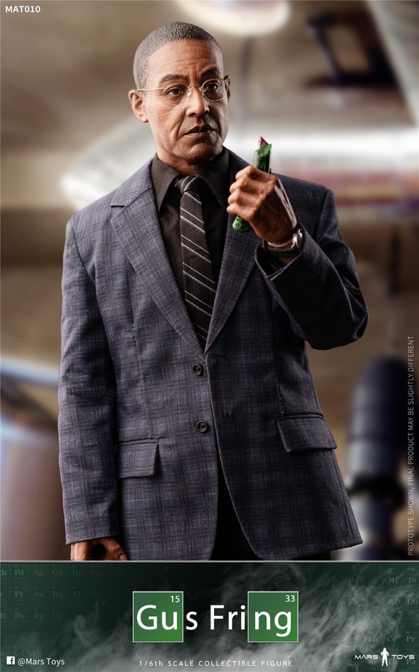 In Stock New Mars Toys MAT010 1/6 Breaking Walter White Gustavo Fring 12" Figure