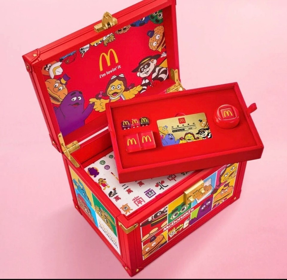 Original McDonalds Hong Kong 50th Anniversary Mahjong Set 2025 Limited Edition
