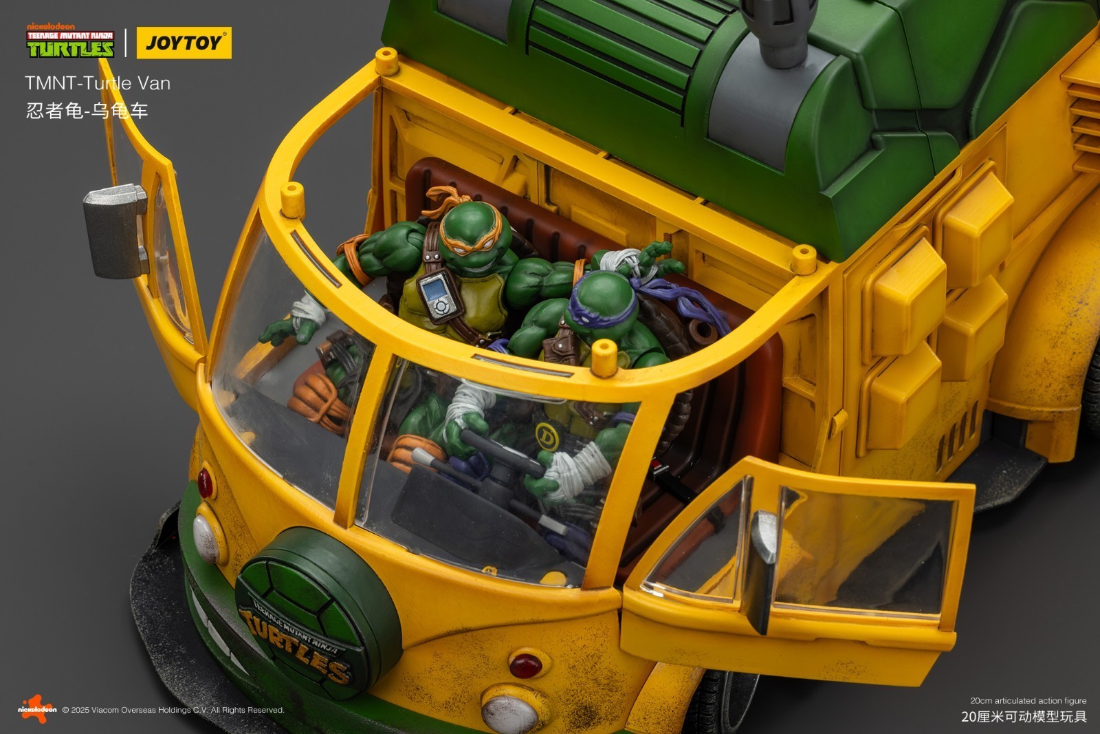 JOYTOY Teenage Mutant Ninja Turtles 1/18 action figures TMNT Turtle Van IN STOCK