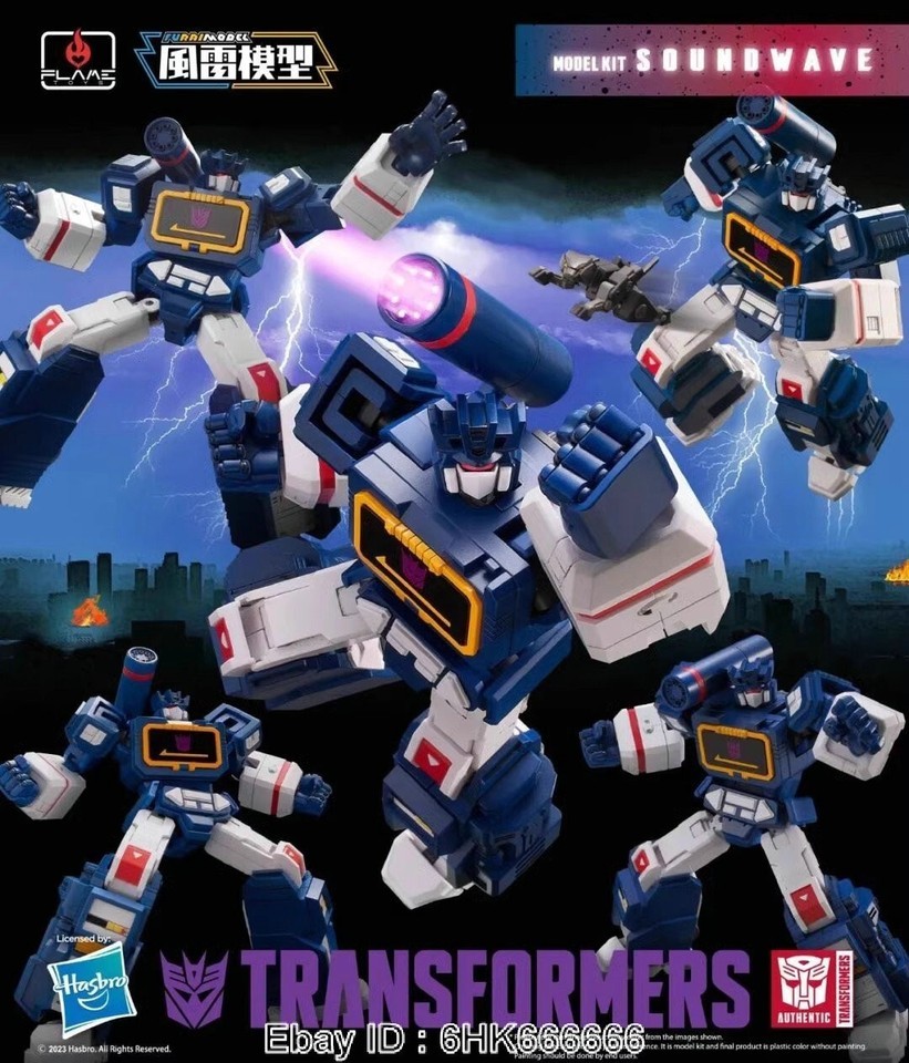 In Stock New Flame Toys Furai Model Soundwave Model Kit