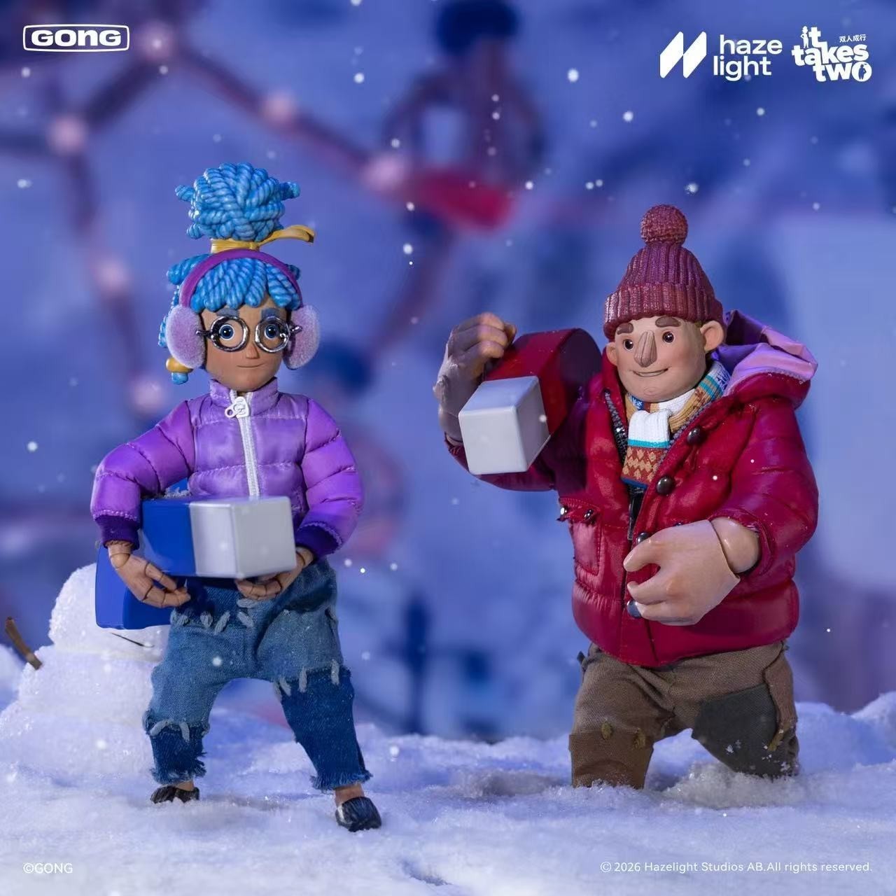 GONG It Takes Two Game Cody & May Set of 2 8.7inch Winter-style Action Figure New