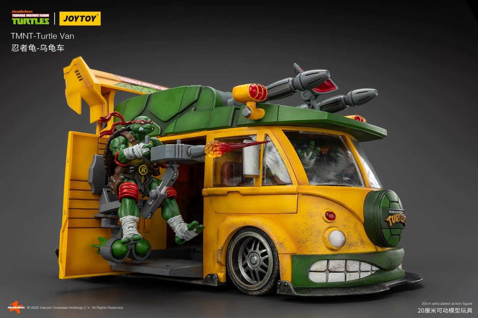 JOYTOY Teenage Mutant Ninja Turtles 1/18 action figures TMNT Turtle Van IN STOCK