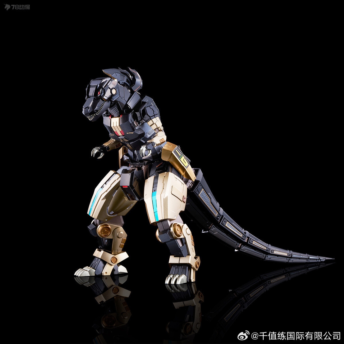 Ready! New Flame Toys Mighty Morphin Power Rangers Dino Black Ver. Action Figure