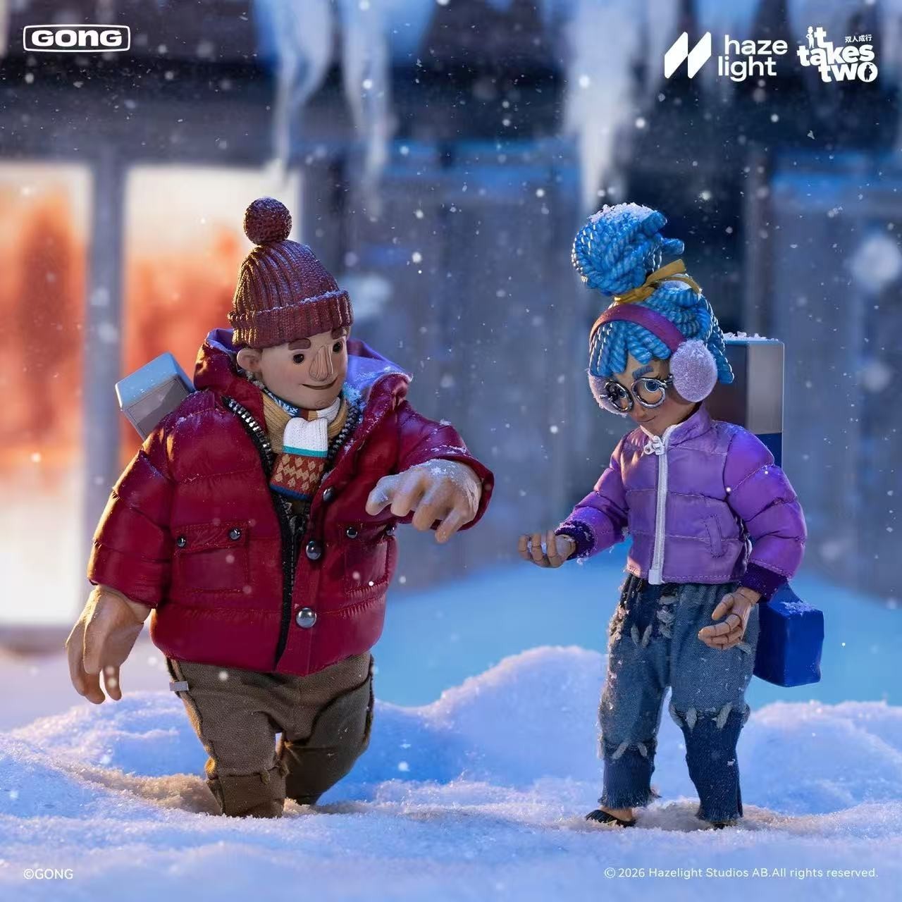 GONG It Takes Two Game Cody & May Set of 2 8.7inch Winter-style Action Figure New