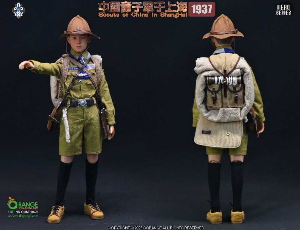 NEW QOTOYS QOM-1049 1/6 Scale China Boy Scout Action Figure Model New In Stock