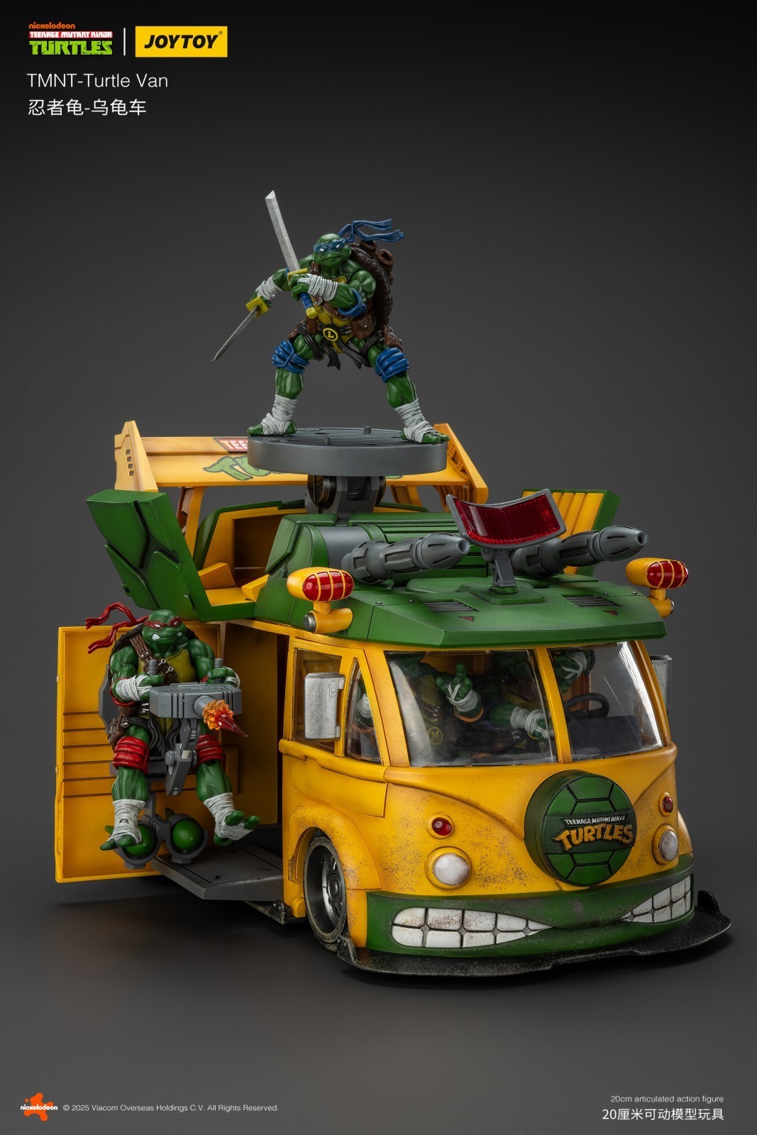 JOYTOY Teenage Mutant Ninja Turtles 1/18 action figures TMNT Turtle Van IN STOCK