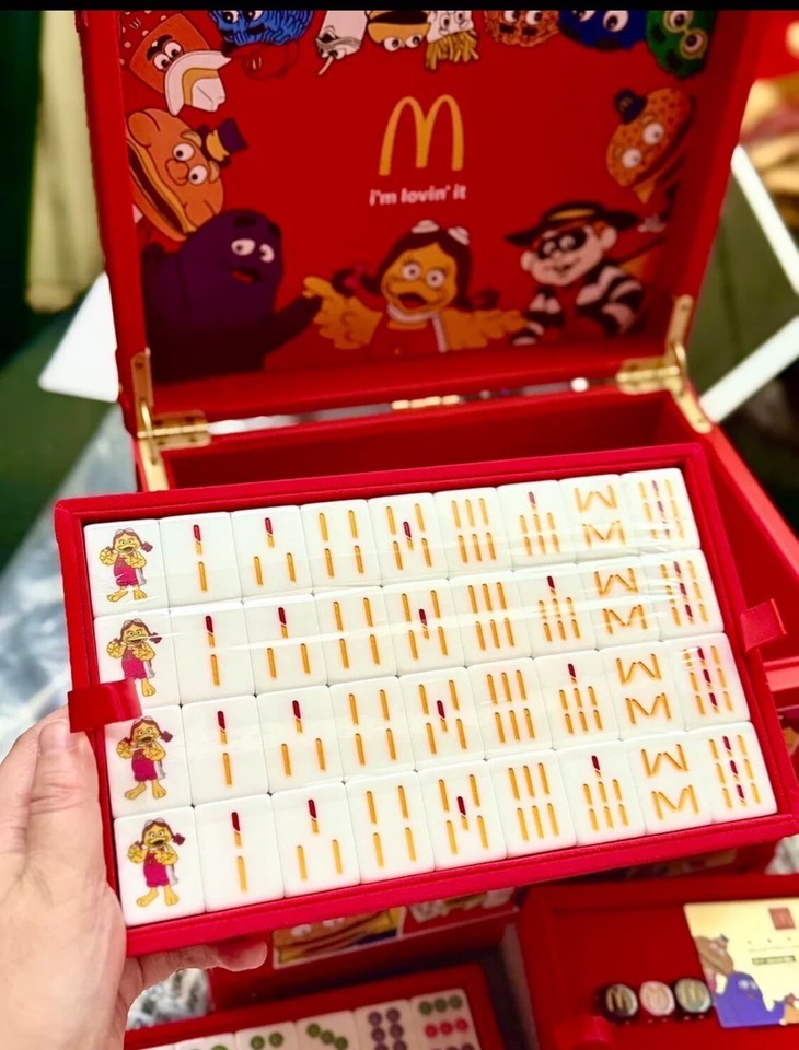 Original McDonalds Hong Kong 50th Anniversary Mahjong Set 2025 Limited Edition