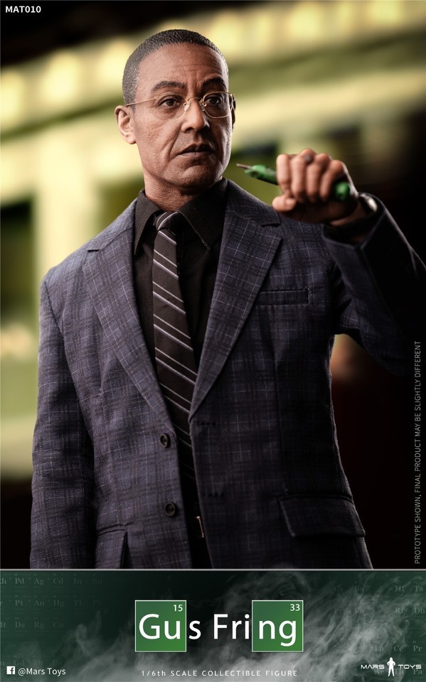 In Stock New Mars Toys MAT010 1/6 Breaking Walter White Gustavo Fring 12" Figure