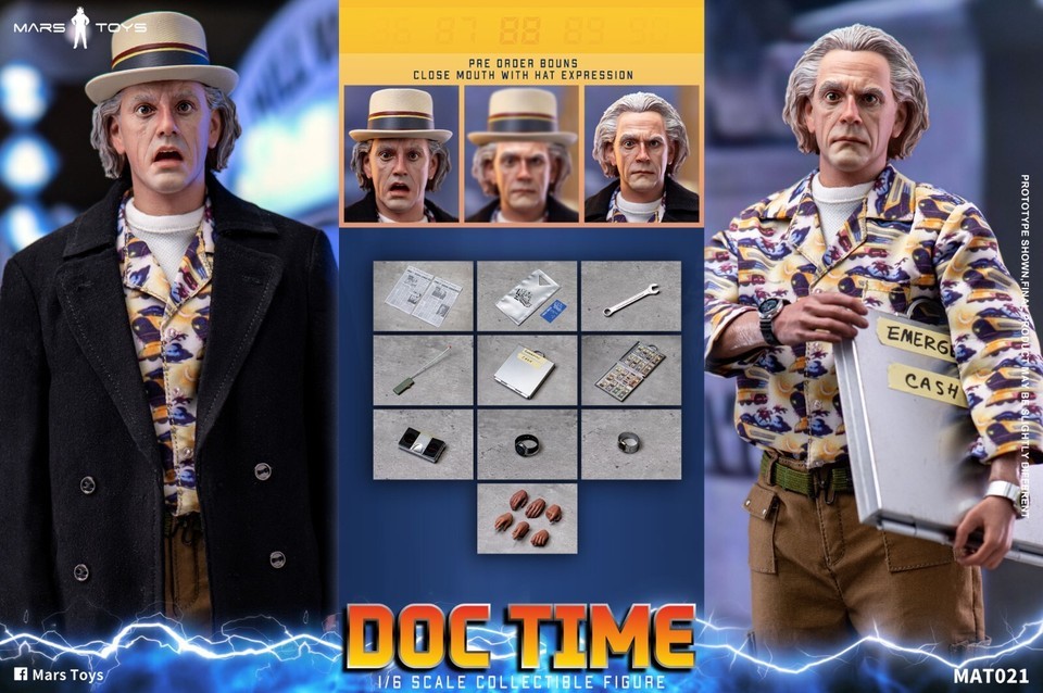 Ready! New Mars Toys MAT021A 1/6 Dr. Brown Action Figure Model