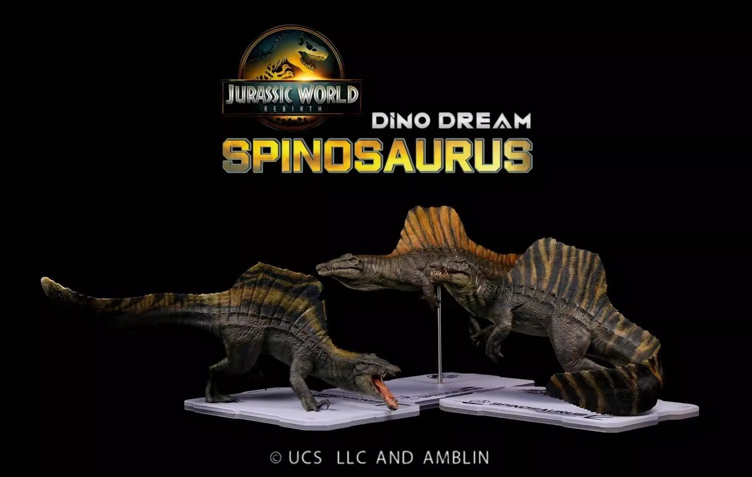 Dino Dream 1/30 Attack Spinosaurus Rebirth Dinosaur Model Figurine In Stock