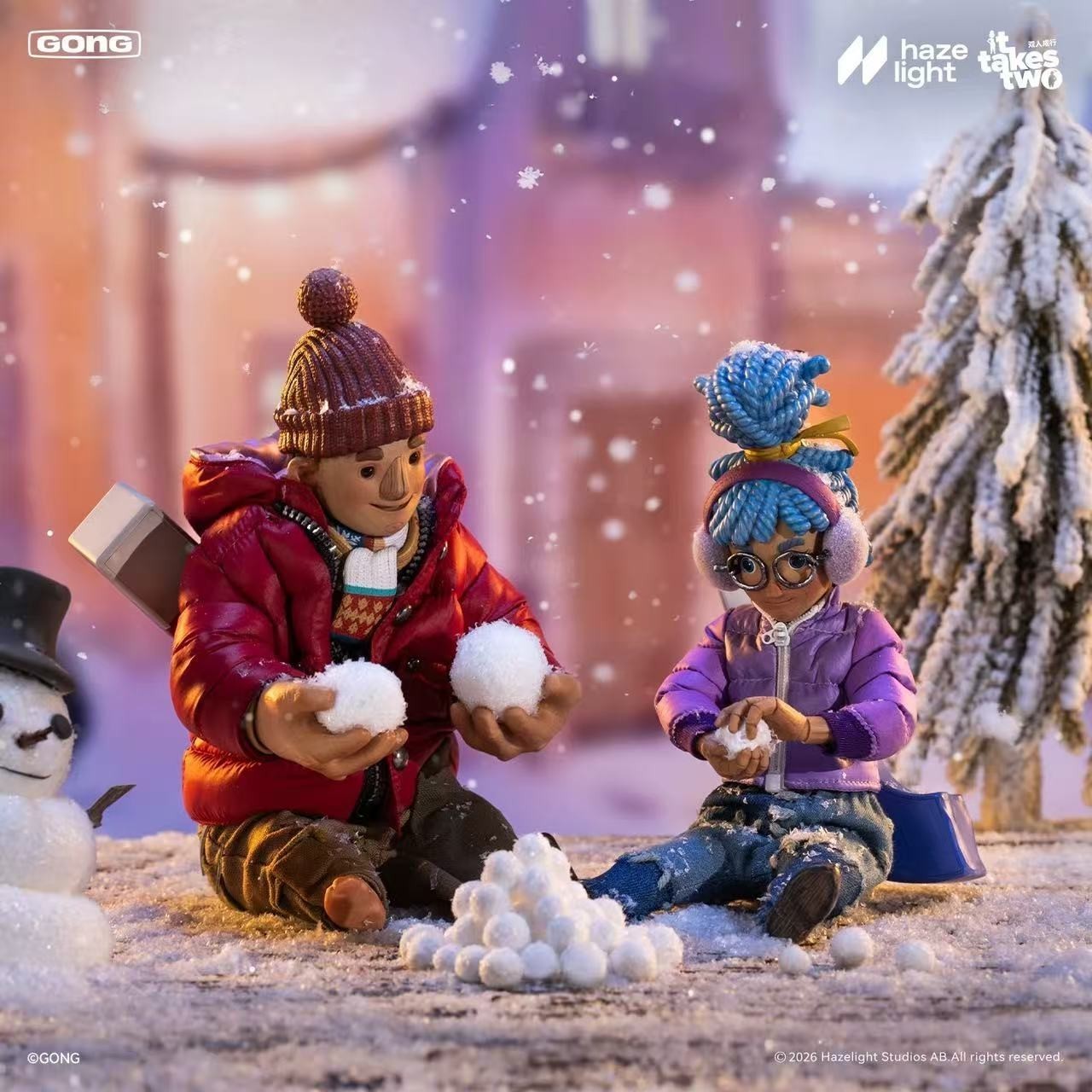 GONG It Takes Two Game Cody & May Set of 2 8.7inch Winter-style Action Figure New