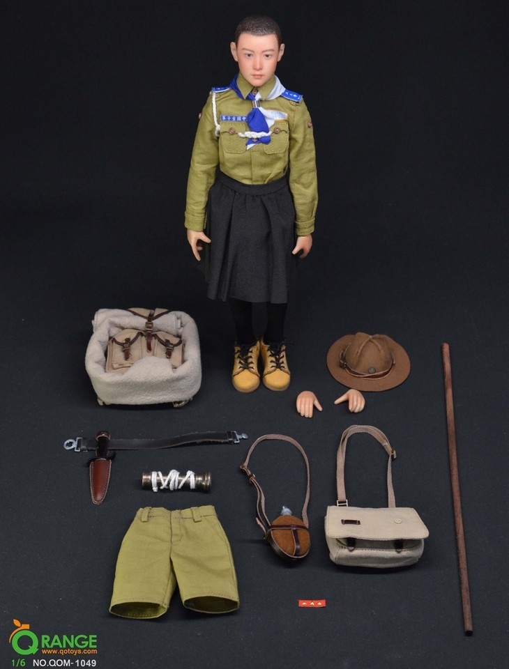 NEW QOTOYS QOM-1049 1/6 Scale China Boy Scout Action Figure Model New In Stock