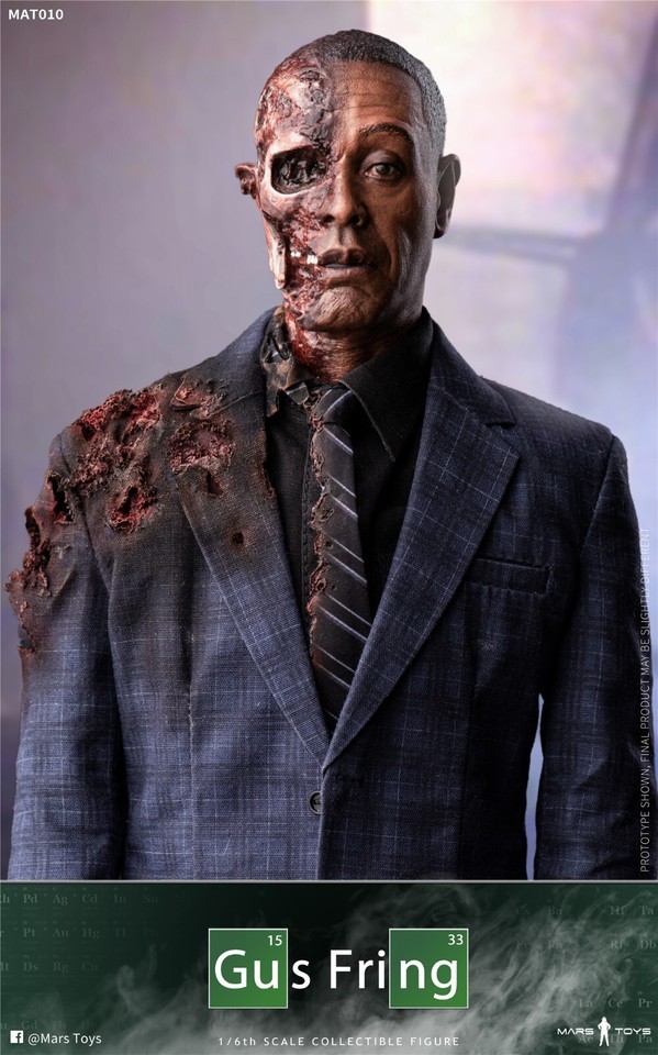 In Stock New Mars Toys MAT010 1/6 Breaking Walter White Gustavo Fring 12" Figure