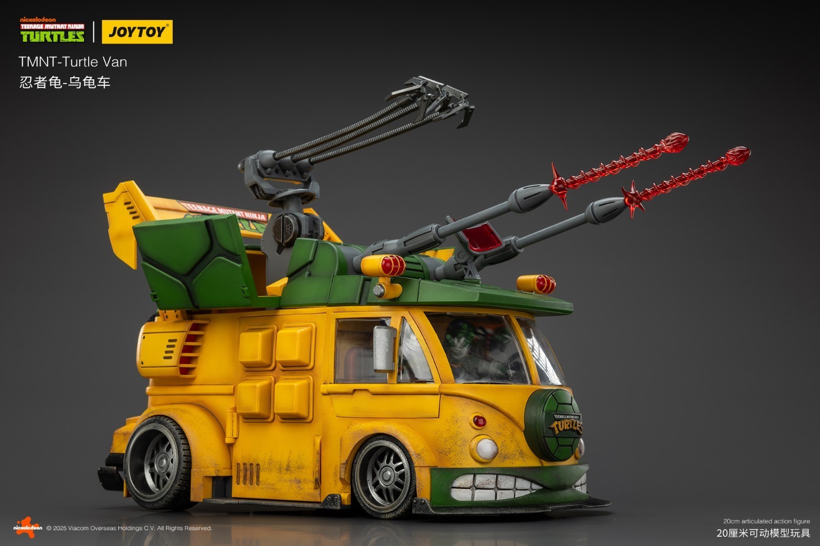 JOYTOY Teenage Mutant Ninja Turtles 1/18 action figures TMNT Turtle Van IN STOCK