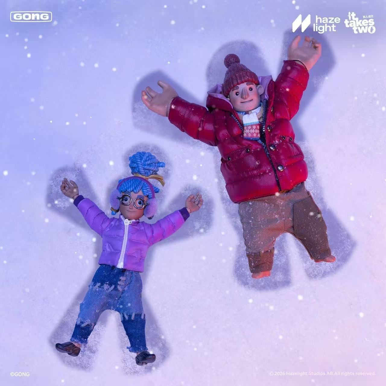 GONG It Takes Two Game Cody & May Set of 2 8.7inch Winter-style Action Figure New