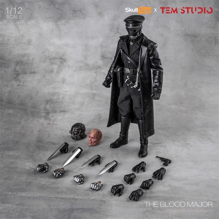 Pre-order TEM STUDIO TEMS002 1/12 Hell Flame Killer Karl Ruprect Kroenen Model