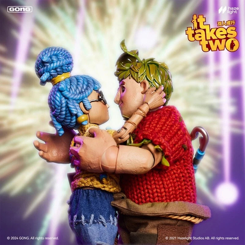 Gong It Takes Two Game Cody & May Set of 2 Action Figure 8.7inch Model Toy New