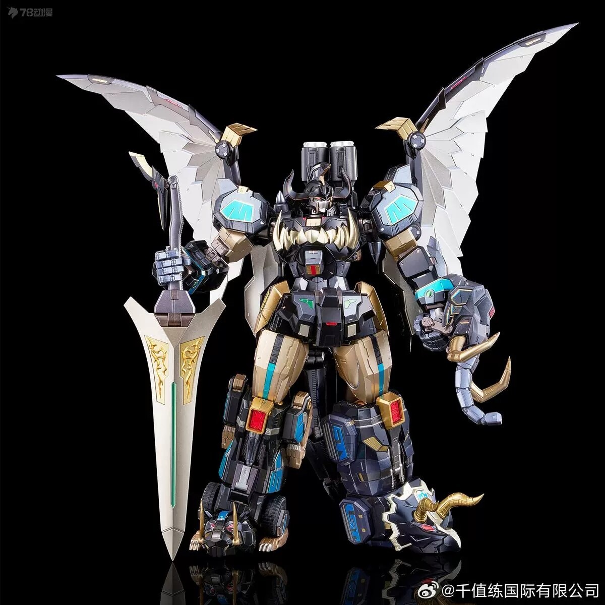 Ready! New Flame Toys Mighty Morphin Power Rangers Dino Black Ver. Action Figure