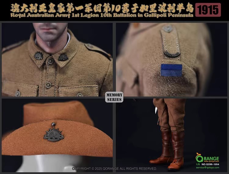 Pre-order QORANGE QOTOYS QOM-1054 1/6 Royal Australian Army 1st Accessory Set