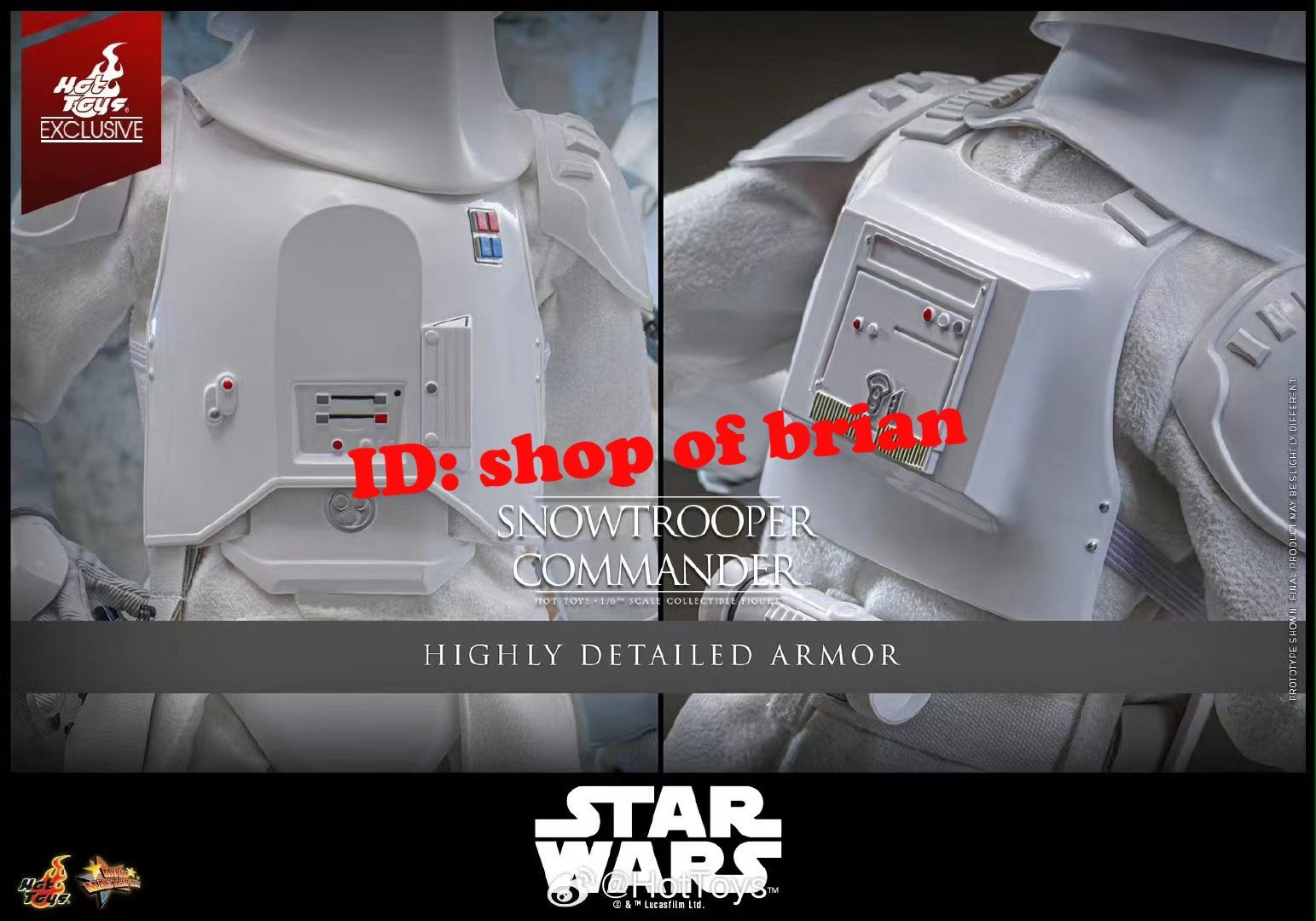 New Hot Toys MMS835 Star Wars SnowTrooper Commander 1/6 Figure in stock
