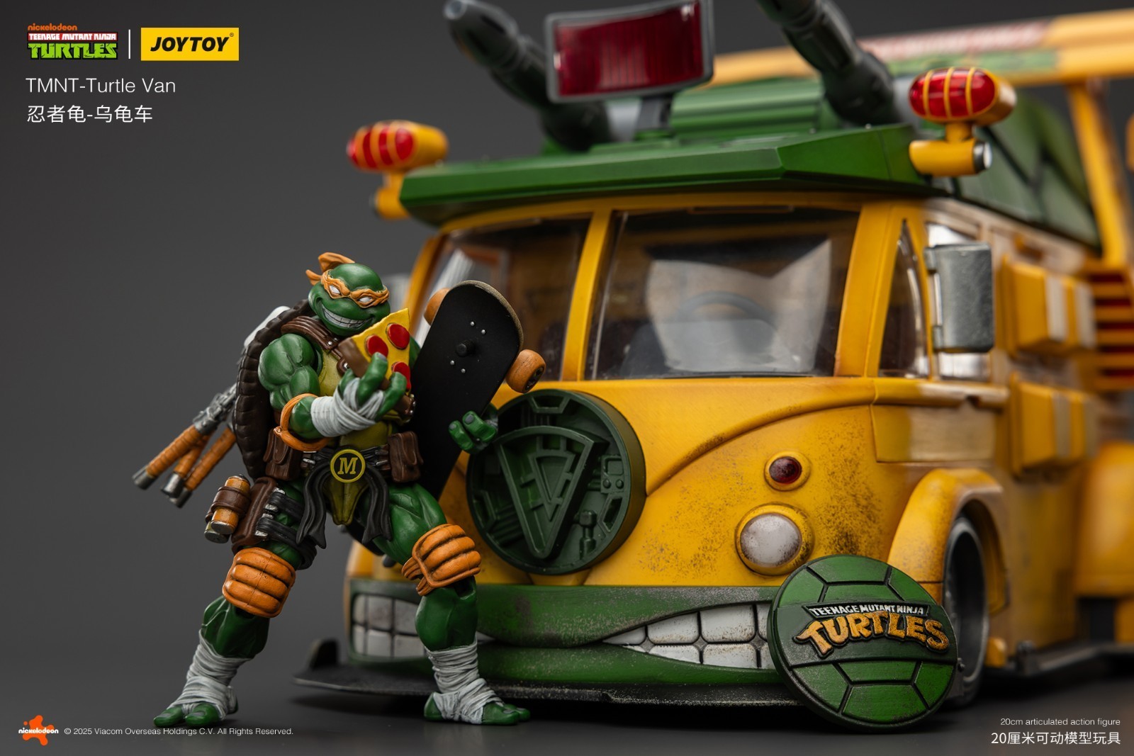 JOYTOY Teenage Mutant Ninja Turtles 1/18 action figures TMNT Turtle Van IN STOCK