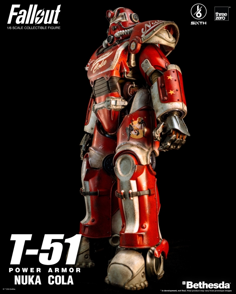 In Stock ThreeZero 3Z07730W0 1/6 Fallout T-51 Nuka Cola Power Armor Figure Model