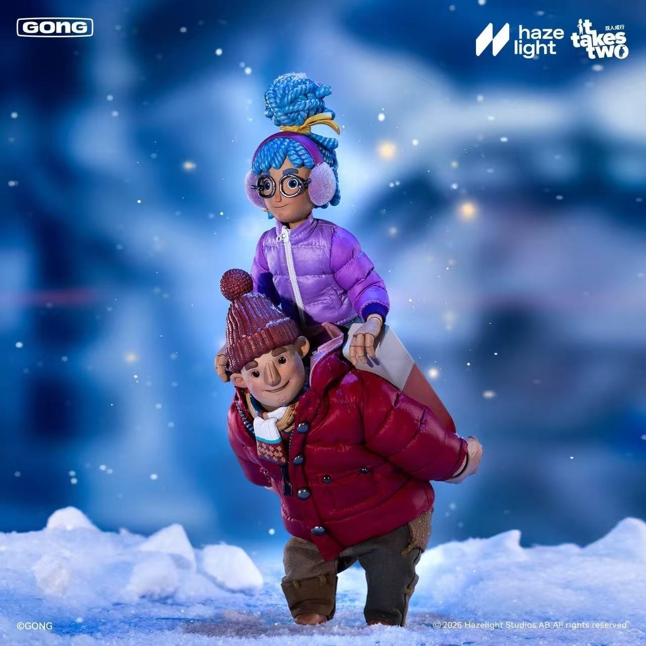 GONG It Takes Two Game Cody & May Set of 2 8.7inch Winter-style Action Figure New