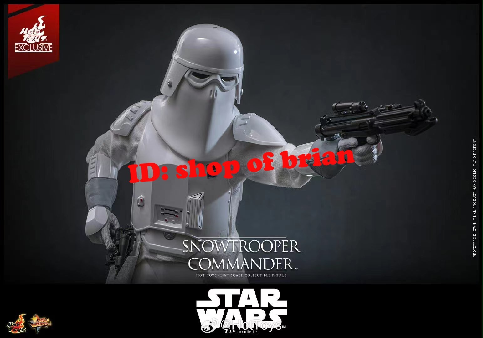 New Hot Toys MMS835 Star Wars SnowTrooper Commander 1/6 Figure in stock