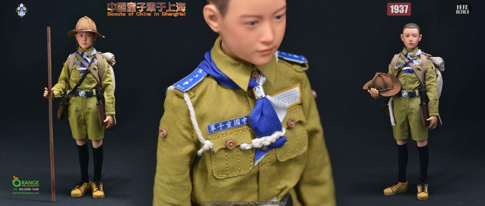 NEW QOTOYS QOM-1049 1/6 Scale China Boy Scout Action Figure Model New In Stock