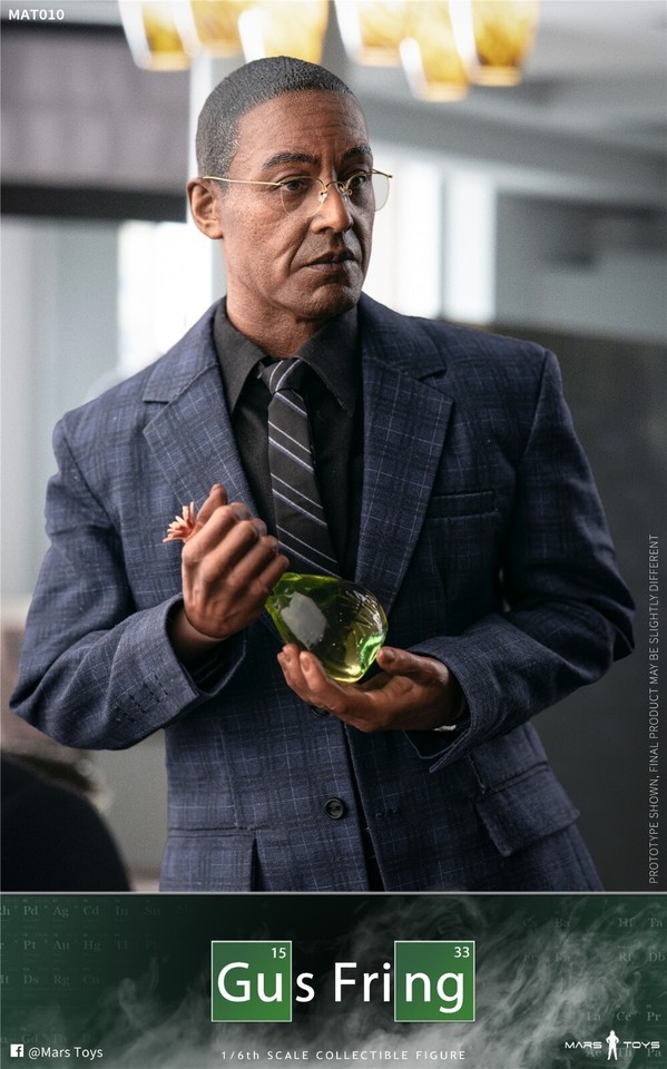 In Stock New Mars Toys MAT010 1/6 Breaking Walter White Gustavo Fring 12" Figure