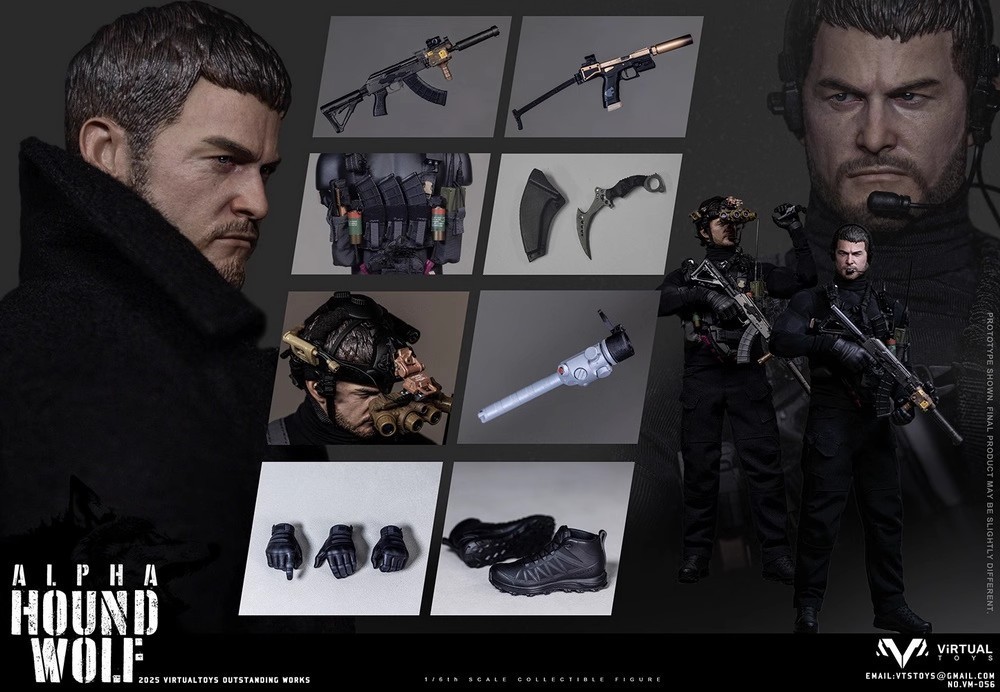 Pre-order VTS TOYS VM056 1/6 Wolves Hunt - Alpha Wolf Action Figure Toy Model