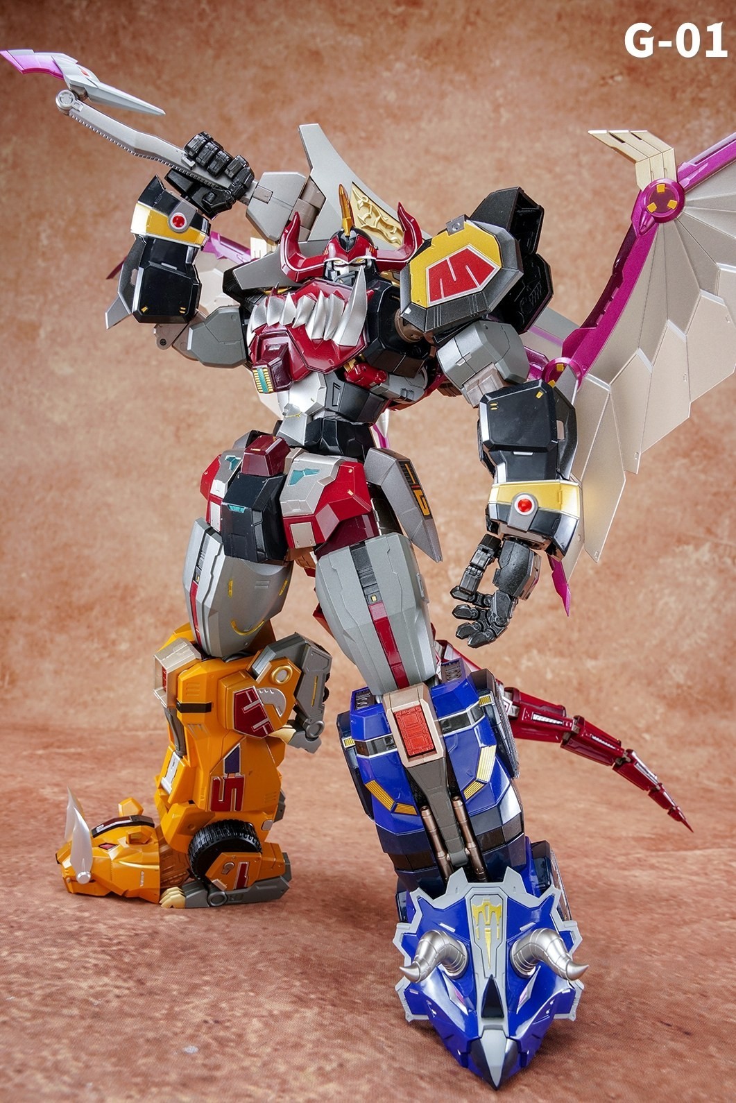 In Stock New Beast Model G-01 Big Beast God Action Figure Combined Toy