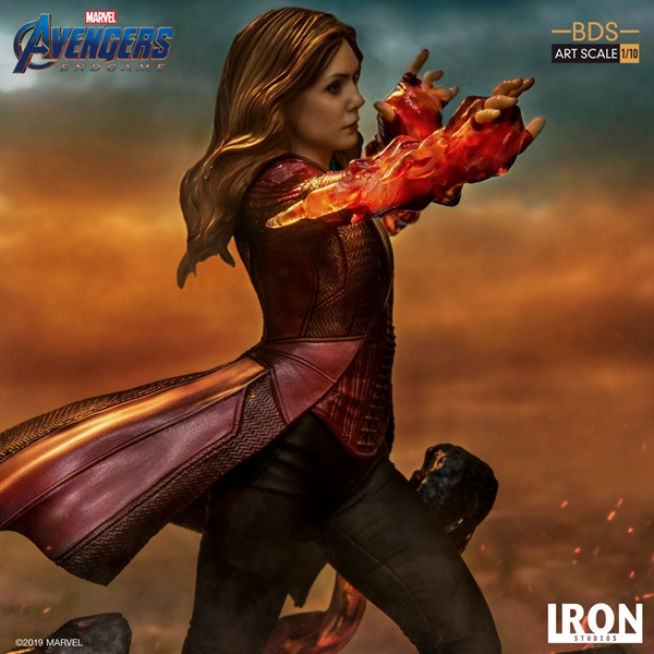 Iron Studios MARCAS19219-10 1/10 Avengers Endgame Scarlet Witch Wanda Art Statue