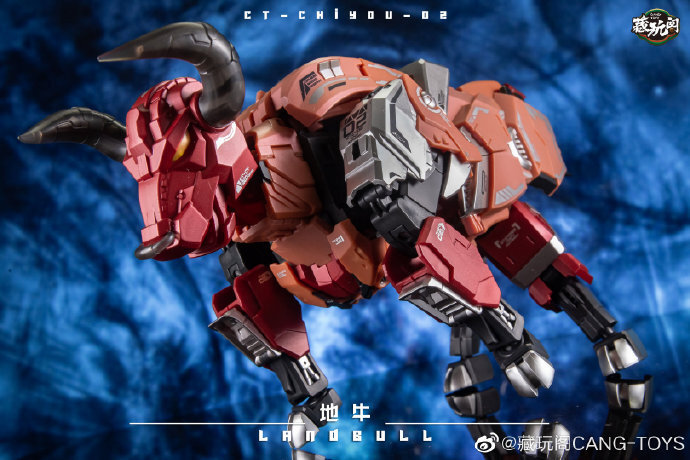 New Cang Toys CT-Chiyou-02 CT02 Landbull Tantrum Predaking Combiner Figure Toy